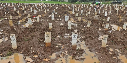 Makam Korban Covid-19 Dipersempit