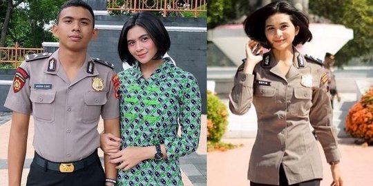 Pesona Briptu Sefin, Polwan Kelewat Cantik Ternyata Punya Adik Polisi Ganteng