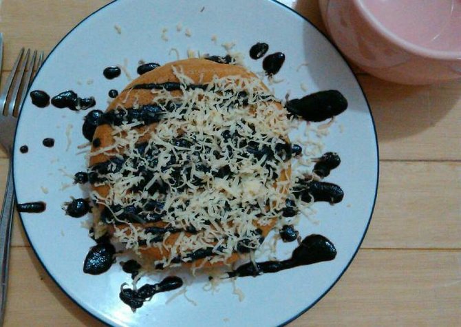 pancake cokelat