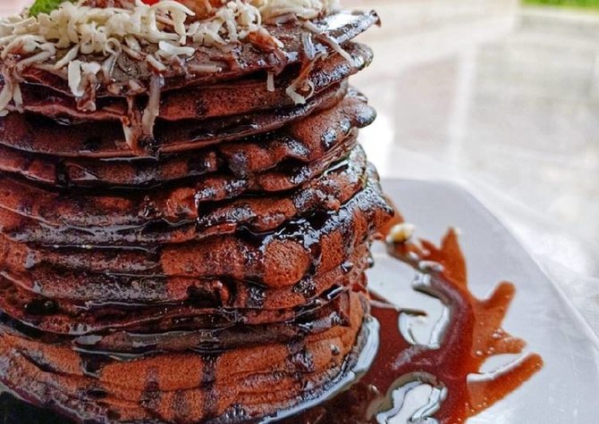 pancake cokelat
