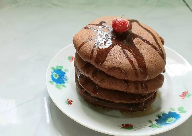 pancake cokelat