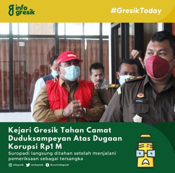 dugaan korupsi camat duduksampeyan gresik