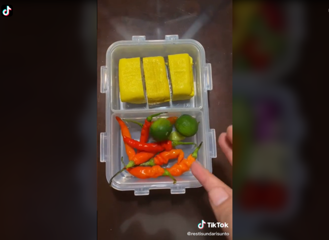viral potret bekal suami saat istri lagi ngambek