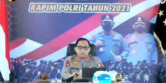 Terpapar Covid-19, Wakapolri Hadiri Rapim Polri 2021 Secara Online