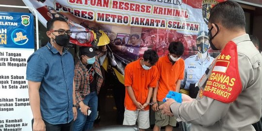 Polres Jaksel Tangkap 2 Residivis Penjambretan Anak, 1 Napi Asimilasi