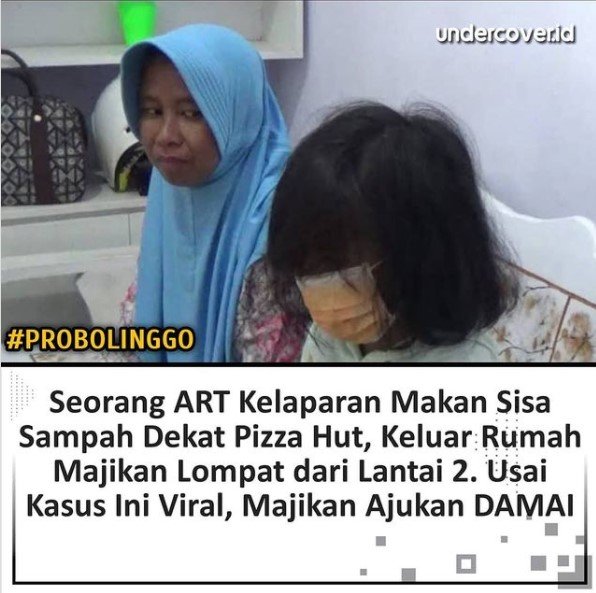 art di probolinggo mengais sisa makanan di sampah restoran