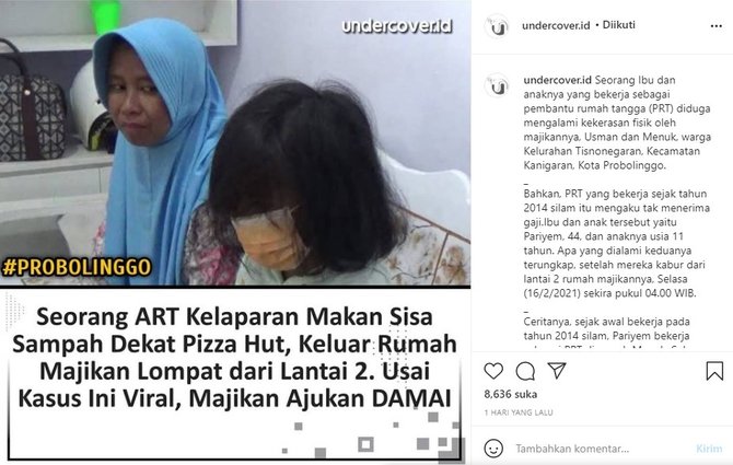 art di probolinggo mengais sisa makanan di sampah restoran