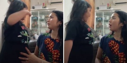 Keseharian Gadis Cantik Diselingkuhi Saat Hamil Tua Pakai Daster Urus 3 Anak Merdeka Com