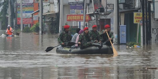 Pemprov DKI Klaim Hanya Ada 2 Titik Genangan di Jakarta Pusat