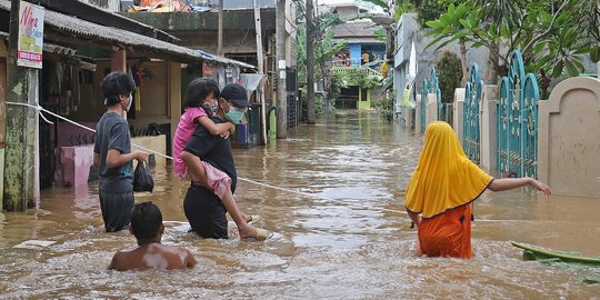 Wagub DKI Sebut Banjir di Jakarta Akibat Curah Hujan Tinggi