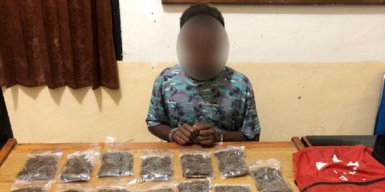 Remaja 14 Tahun Edarkan Ganja di Jayapura