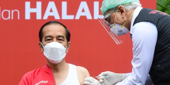 Jokowi Sebut Pembuatan Vaksin Merah Putih Tak Bisa Terlalu Didorong