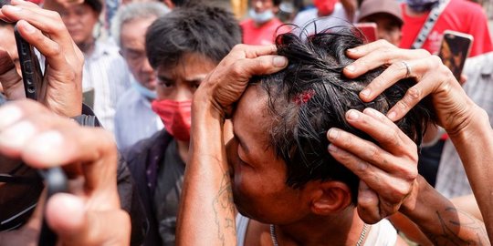 Dua Orang Tewas Tertembak dalam Unjuk Rasa Paling Mematikan di Kota Mandalay Myanmar