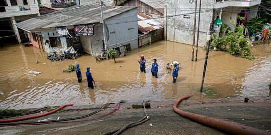 Masih ada 17 RW di Jakarta yang Terendam Banjir