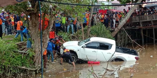 Mobil Terjun ke Sungai Mahakam, Korban Ditemukan Meninggal