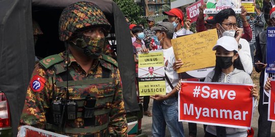 Buntut Tewasnya Dua Demonstran, Facebook Hapus Akun Berita Resmi Militer Myanmar