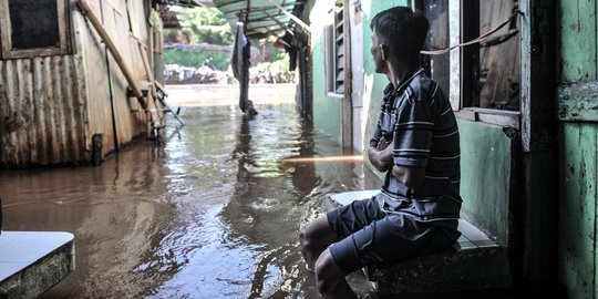 Sempat Surut, Banjir Kembali Rendam Permukiman di Tanah Rendah