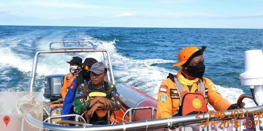 Kecelakaan Kapal di Pulau Yapero Mimika, 6 Awak Kapal Tenggelam