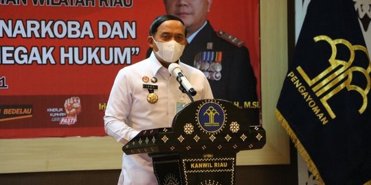 17 Pegawai Lapas di Riau Dipecat karena Terlibat Kasus Narkoba