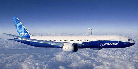 Boeing Sarankan Maskapai Hentikan Sementara Penggunaan Pesawat Model 777