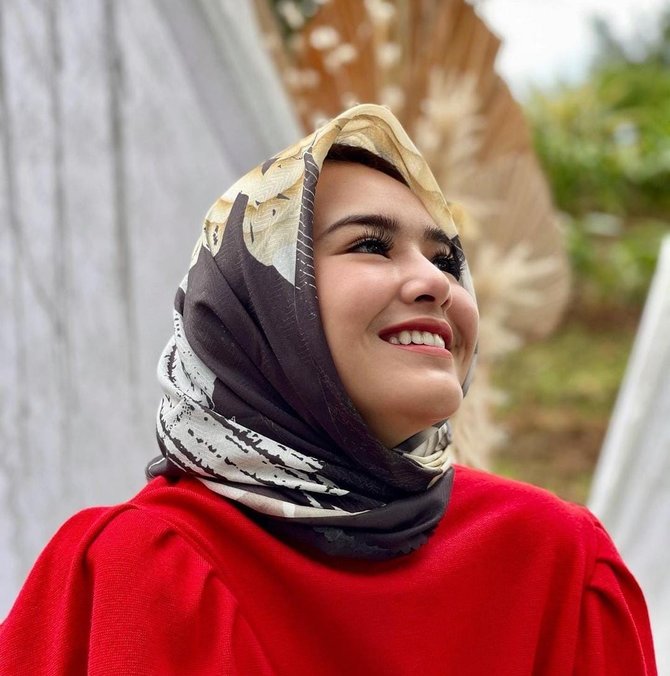 potret amanda manopo pakai hijab jadi sorotan cantiknya bikin hati adem