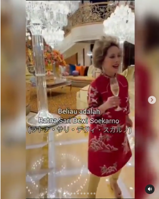 ratna sari dewi istri bung karno joget nyanyi lagu indonesia