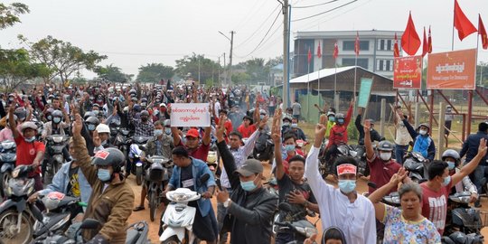 Indonesia Ajak Negara ASEAN Desak Militer Myanmar Agar Mau Dialog dengan Demonstran