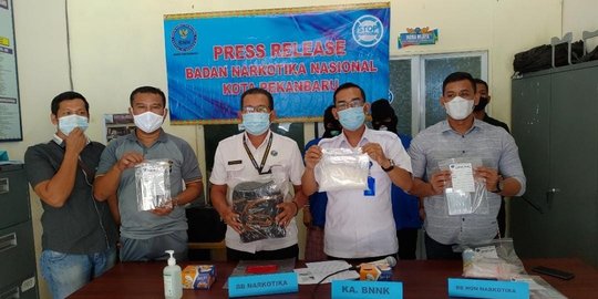 BNN Bongkar Peredaran Narkoba Dikendalikan dari LP Pekanbaru, Setengah Kg Sabu Disita
