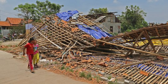 117 Rumah di Demak Rusak Akibat Hujan Deras Disertai Angin Puting Beliung