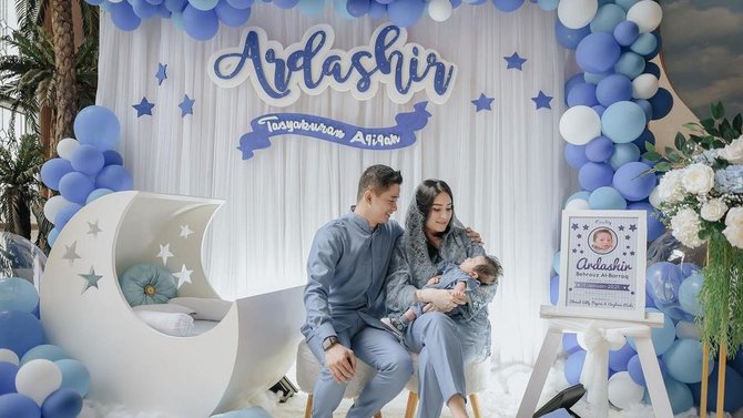 digelar mewah ini 4 potret akikah anak adly fairuz dan angbeen rishi