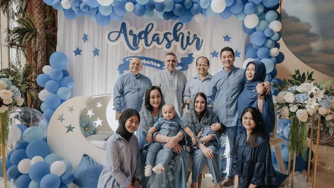 digelar mewah ini 4 potret akikah anak adly fairuz dan angbeen rishi