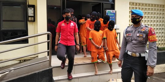 Polisi Ungkap Sindikat Curanmor di Bogor, 9 Orang Pelaku Diamankan