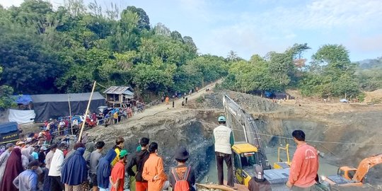 Tambang Ilegal di Parigi Moutong Longsor, 3 Penambang Emas Tewas 5 Hilang