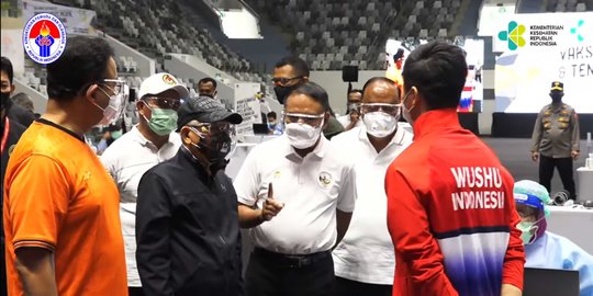 Vaksinasi Atlet, Wapres Harap Bisa Beri Dukungan Bertanding di Event Internasional