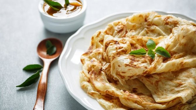 ilustrasi roti canai