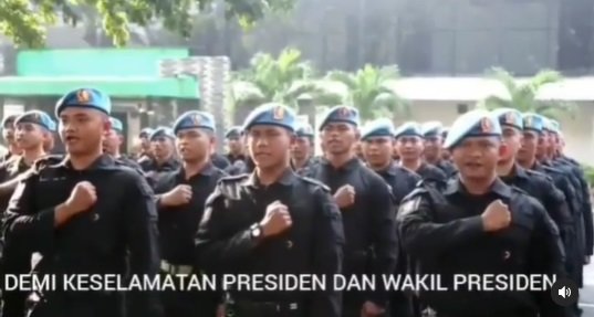 paspampres tameng tameng hidup siap mati demi keselamatan presiden dan wapres