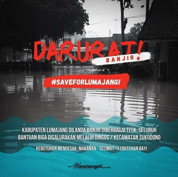 banjir lahar dingin gunung semeru di lumajang