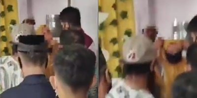 viral ibu ibu nyamar di acara hajatan