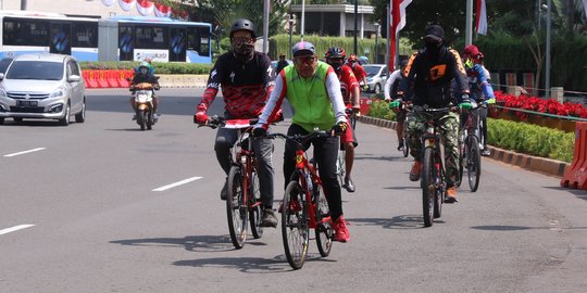 Pemprov DKI: Pesepeda di Jalur Sudirman-Thamrin Capai 3.647 per Hari