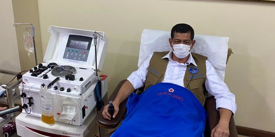 17 Hari Sembuh Covid-19, Doni Monardo Donor Plasma Konvalesen