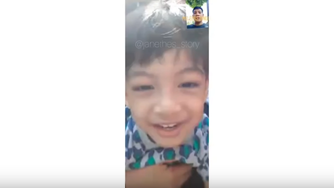 potret gemas jan ethes video call paspampres