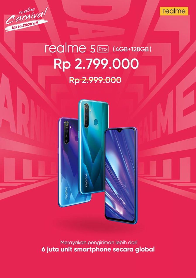 harga baru realme 5 pro