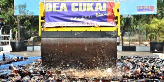Bea Cukai Banten Musnahkan Barang Sitaan, Kerugian Capai Rp19,5 M