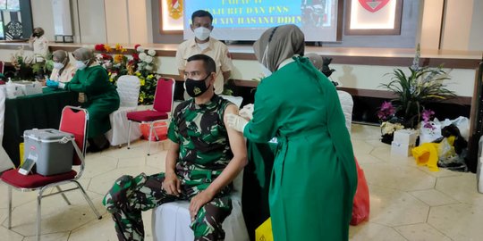 2.500 Prajurit TNI di Makassar Jalani Vaksinasi Massal