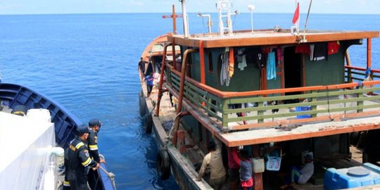 KKP Amankan 3 Kapal Ikan di Laut Halmahera Tengah