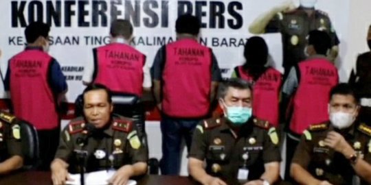 Kejati Kalbar Tahan 5 Tersangka Korupsi Proyek Penanaman Sawit PTPN XIII