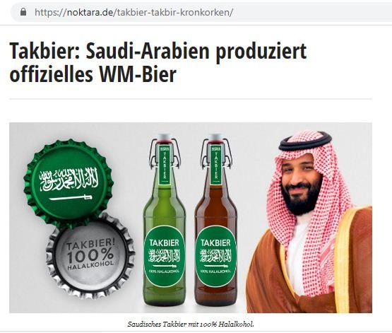 tidak benar arab saudi produksi bir halal merek takbier