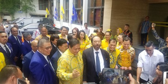 Golkar Sebut Pertemuan Airlangga-Paloh Tak Bahas Politik 2024