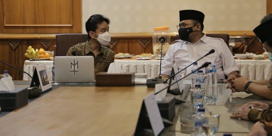 Menag Harap Pembangunan Masjid Hadiah Pangeran Abu Dhabi di Solo Lancar