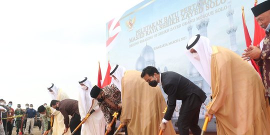 Pembangunan Masjid Raya Sheikh Zayed Solo Dimulai